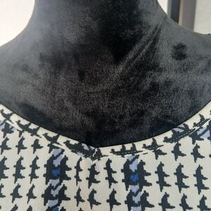 Blue and White Houndstooth Set